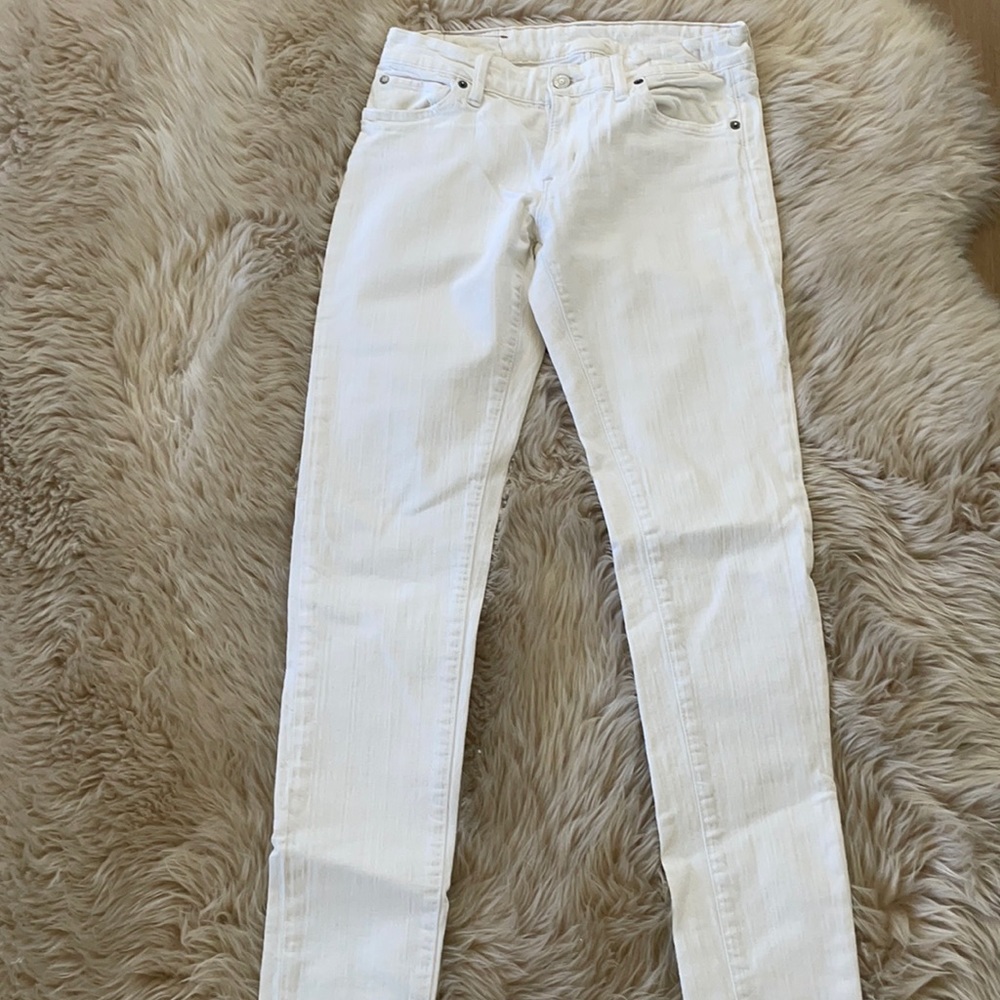 Denim & Supply Ralph Lauren straight white jeans